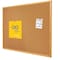 Quartet Cork Board, 1" Face Frame, 2'x1-1/2', Oak Frame QRT301 - alternate 7